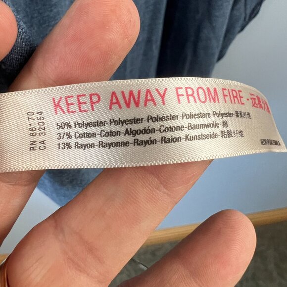 Free People Movement City Vibes Oversized Tee Top Blueberry Women’s Size XS - Picture 13 of 13